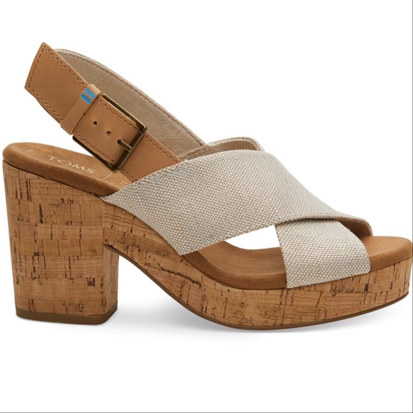 Toms Shoes - ( TOMS ) Ibiza Pearlized Metalic Cream Tan